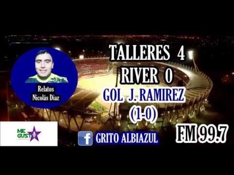 Superliga Argentina Fecha 7 // Talleres 4 River 0 (Relatos Kevin Nicolás Diaz)