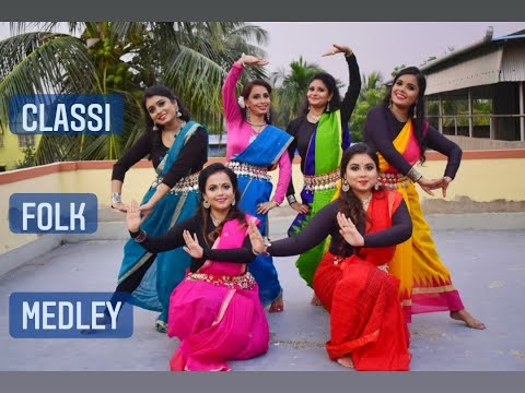 Classi Folk Medley || Durga Sohay || Dance Cover by Nritrishna || Choreographed by Mithu Roy