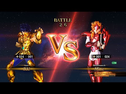 Ikki (Leo Gold Cloth) vs Mime (Benetnasch God Robe) - Saint Seiya: Soldiers' Soul
