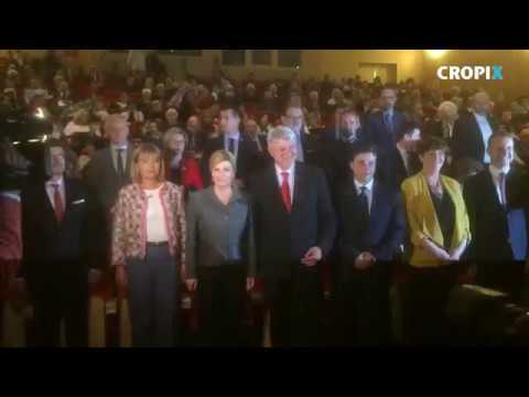 Predsjednica Kitarovic prisustvovala svjecajnoj sjednici Zupanijske skupstine