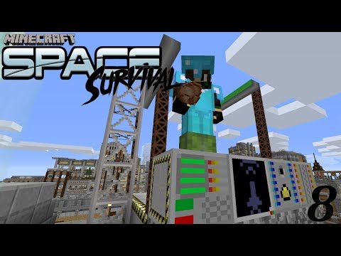 Raketen Start-Basis! - Minecraft Space-Survival #8