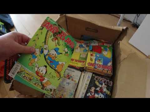 MongoTV_6248 - MIN ANDERS AND BLAD SAMLING - Del 75 - Købt 2 Papkasser Ander And 300 Kroner