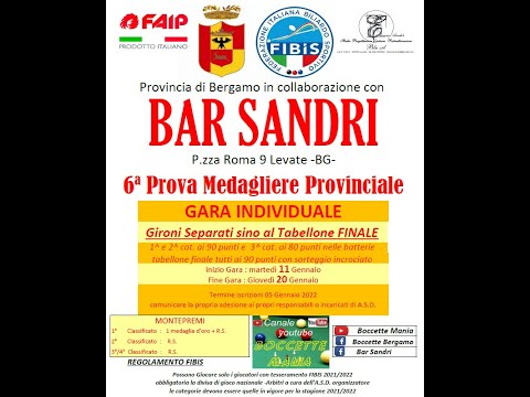Gara Bar Sandri (gironi eliminatori I)