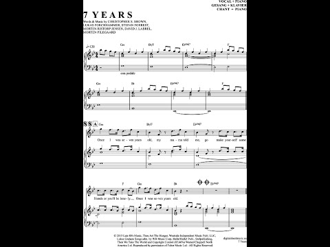 Noten bei notendownload - 7 Years (Lukas Graham)