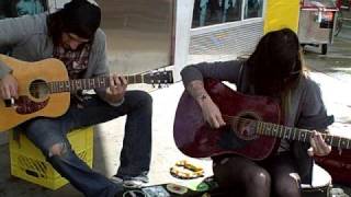 Die Mannequin - Fatherpunk - busking in Toronto