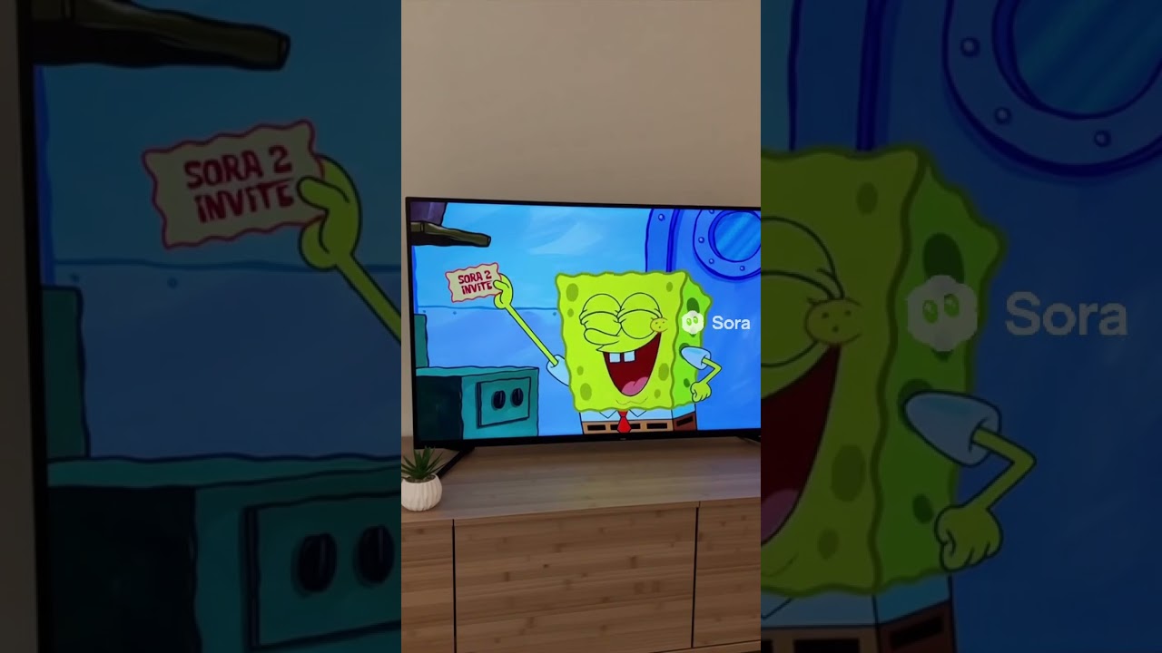SpongeBob gets a Sora 2 invite code