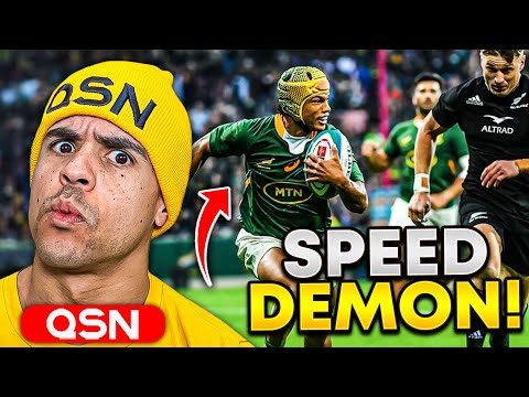 American Reacts to Kurt Lee Arendse Highlights (SPEED DEMON!)