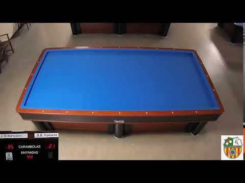 LLIGA CATALANA 3 BANDES 2ª. DIV  -  S.B. FOMENT MOLINS B  vs  C.B. BANYOLES A