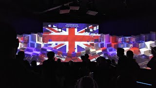 大阪・関西万博　英国パビリオン　館内