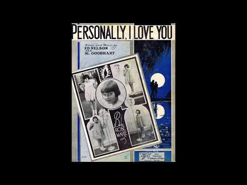 Personally, I Love You - Johnny Walker and His Orchestra - 1931 - HQ Sound