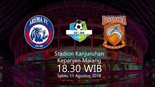 Jadwal Live Streaming Indosiar dan Vidio.com Arema FC vs Borneo FC Pukul 18.30 WIB