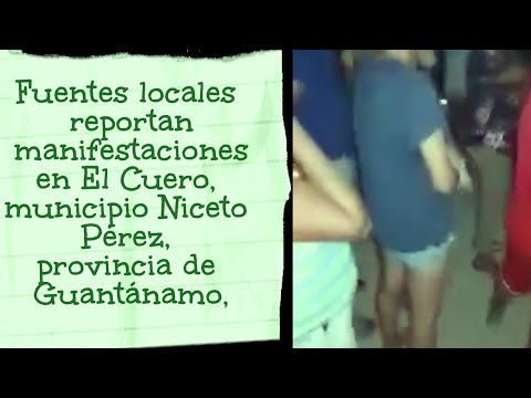 Continúan protestas en Guantánamo