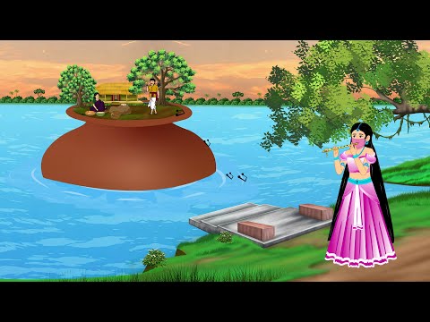 जादुई मटके में रहस्यमई गाँव | Jaadui Matka | Hindi Kahani | Cartoon Story | Moral Story