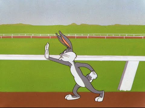 The grey hounded hare - Bugs takes down the dogs