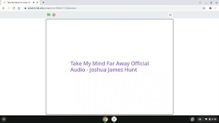 Take My Mind Far Away Official Audio - Joshua James Hunt