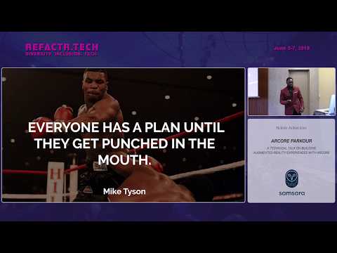 Refactr2019 - The R In Ar Means Data and Augmented Images Makes It Happen - Noble Ackerson