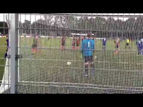 26-08-2014 Zuidvogels 1 - Zouaven 1              Pieter Koopman scoort 0-1