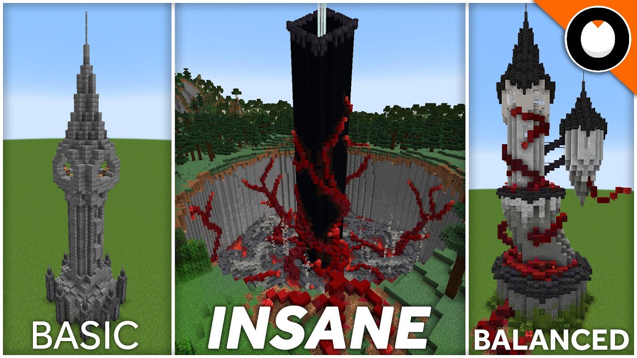 3 Ways to Build a Minecraft Wizard Tower!