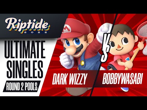 Dark Wizzy vs BobbyWasabi - Ultimate Singles R2 Pools - Riptide 2022 | Mario vs Villager