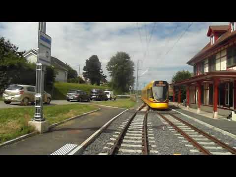 Linie 10 der BLT, Rodersdorf Station - Bättwil Dorf