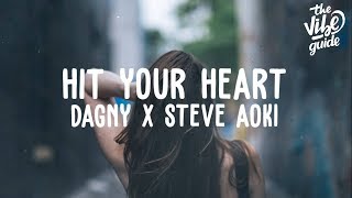 Dagny x Steve Aoki - Hit Your Heart (Lyric Video)