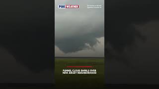 Funnel Cloud Looms Over New Jersey Neighborhood