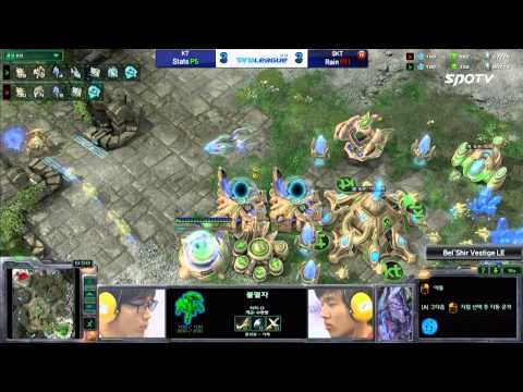 [0527] Zest(KT) vs. Rain(SKT1)  PvP  7SET Bel'Shir Vestige -Starcraft2,esportstv,SPL