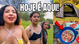 CAMPING, COMIDA BOA, CACHOEIRA ESCONDIDA E BASTIDORES DE GRAVAÇÃO 👀