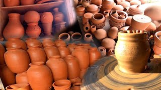 Plant Pot With Price|Terracotta Pots|Pots Making|Terracotta Wholesale Pot Shop Visit|Stacking Pots