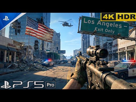 (PS5) Surviving Los Angeles After the Collapse… | U.S. Army Recon | COD Realistic Gameplay