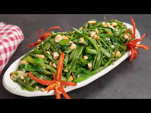 NỘM RAU MUỐNG Và Cách Pha Nước Trộn Chua Cay Mặn Ngọt Vừa Vị