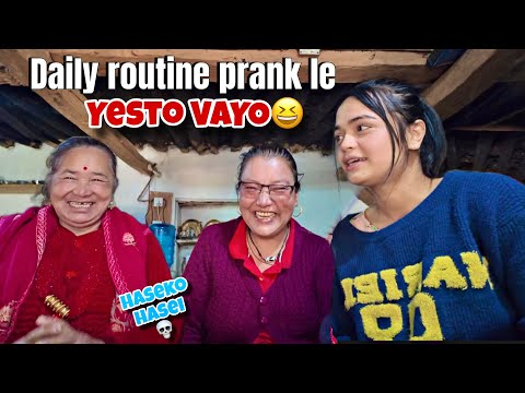 FAKE ROUTINE PRANK ON THEM😂 GONE TOO FUNNY #day11 