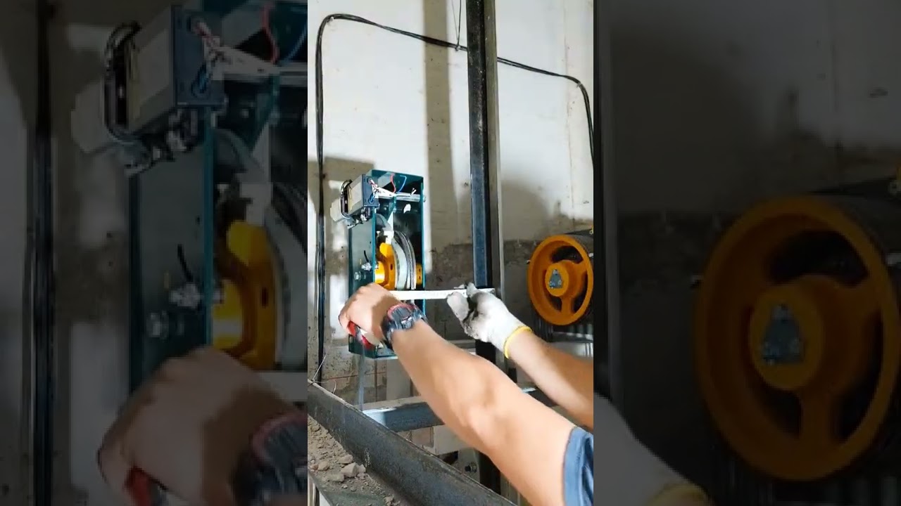 INSTALLING GOVERNOR ROPE #shorts #shortsvideo #viral #informative #elevator