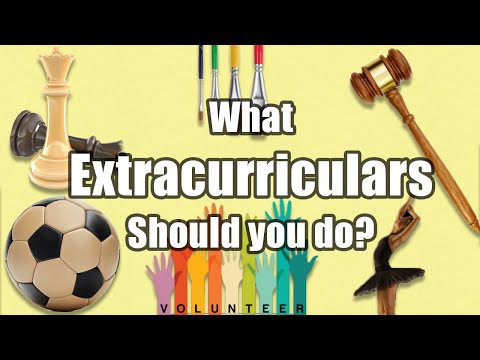 What extracurricular activities should you do in High School?