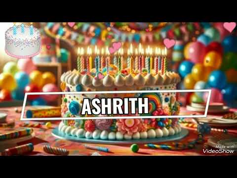 Happy Birthday ASHRITH