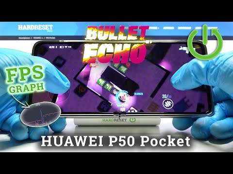 Huawei P50 Pocket Game TEST + FPS GRAPH - Bullet Echo |  FOLD SCREEN 120Hz 🔥