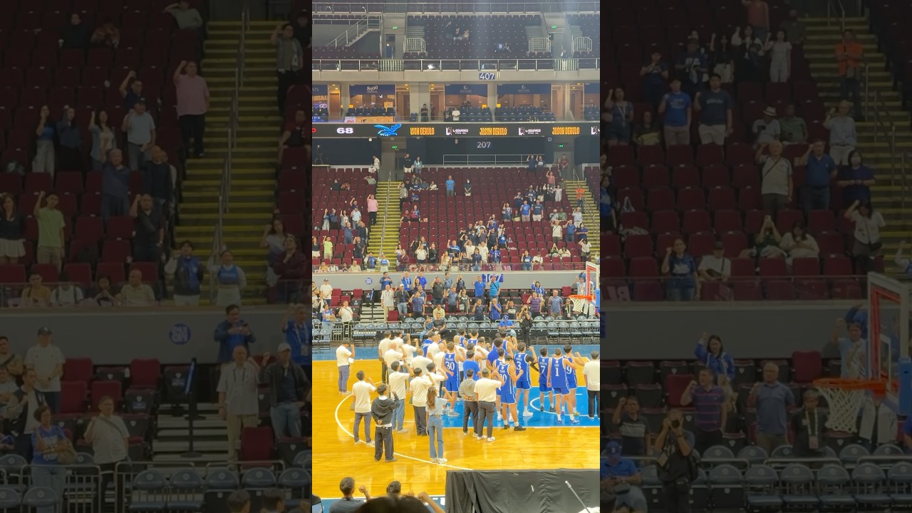 Hail Alma Mater: Ateneo alma mater hymn, Song for Mary, after losing to FEU, October 22, 2025