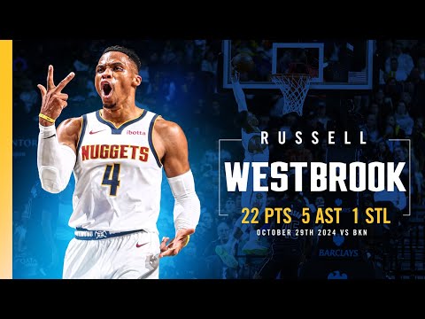 Russell Westbrook On FIRE Off The Bench 🔥 | Full Game Highlights vs. Nets 10/29/24