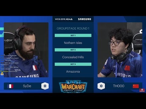 SyDe vs TH000 WarCraft 3 WCG 2019 Xi'An (Miker)