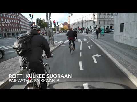 Pyöräliikenteen yläfemma toteutettuna Kööpenhaminassa