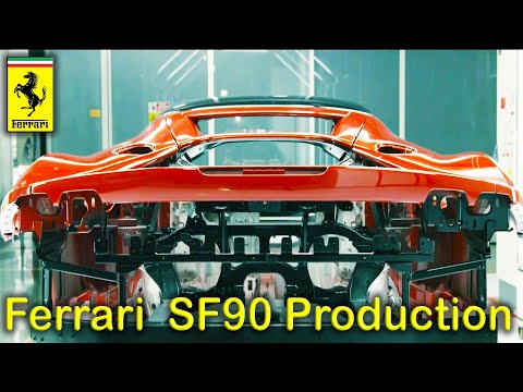 Thumbnail for Ferrari SF90 Stradale Production - Ferrari Factory - Italy by Ferrari SF90 Stradale