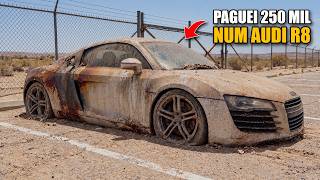 COMPREI um AUDI R8 de LEILÃO que ficou 9 ANOS ABANDONADO... Será que tomei GOLPE?