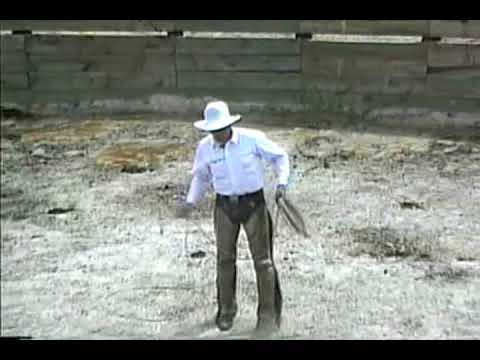 Buck Branaman lazando contrario (Houlihan throw) en clínica hace años