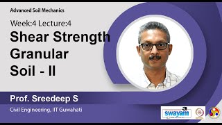 Lec 20 : Shear strength granular soil - II