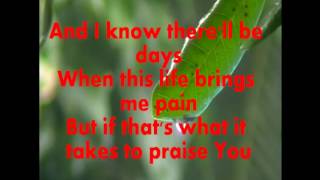 Bring The Rain - Mercy Me with lyrics