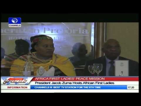 Dame Jonathan Visits S.Africa For Africa First Ladies Peace Mission