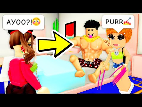 pretending to be a slender girl in ROBLOX BROOKHAVEN RP! 