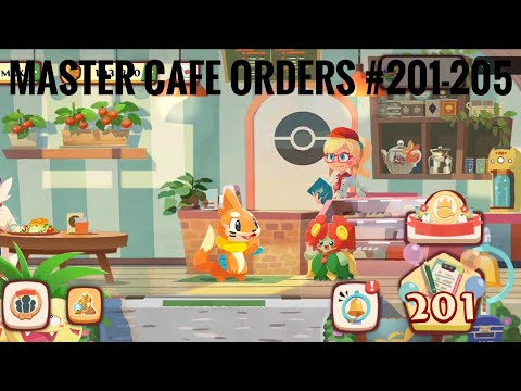 [Pokemon Cafe Mix] Episode 163 - Master Cafe Orders #201, 202, 203, 204, and 205