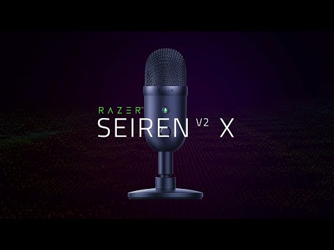 Razer | Seiren V2 X | Srautinio perdavimo mikrofonas | Juodas | Laidinis | kilogramas