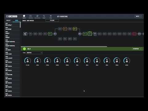 Testing 1.10 update on Boss GT-1000 core. (No more salvation - Asylum) Download my preset!